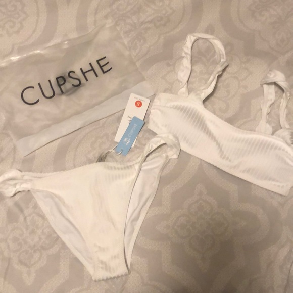 CUPSHE white bikini - Picture 1 of 2